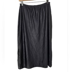 Delicates Black Women's Half Slip Size Large